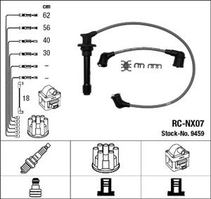 Tändkabelsats, NISSAN, 1357313*, 22450-0E028, 22450-53J28, 22450-54C27, 22450-89J26, 5520084500, ZL01-18-741