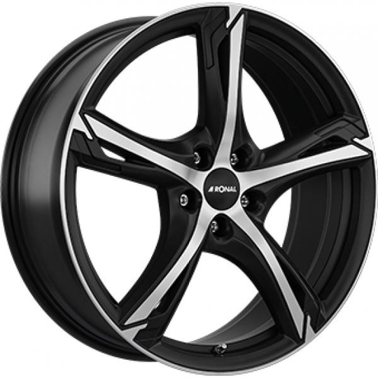 Ronal R62 Dull Black Polished 7,5/18 5/114 ET40 B82