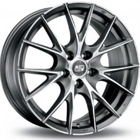 Msw 25 Matt Titanium Polished 8/18 5/112 ET48 B73.1