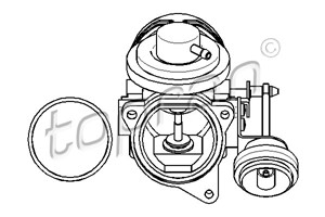 EGR-Ventil, AUDI,SEAT,SKODA,VW, 038 131 501AT, 038 131 501H, 038 131 501T