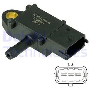 Sensor, avgastryck, CHEVROLET,OPEL,SAAB,VAUXHALL, 55566186, 862040