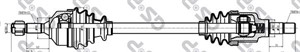 Kardanaxel, framaxel vänster, CITROËN C2, C3 I, C3 Pluriel, PEUGEOT 1007, 3272EQ, 3272ER, 3272HR, 3272RH, 3272RT