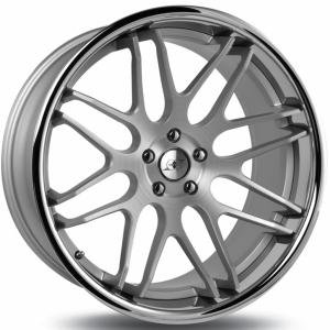INFINY INDIVIDUAL Concept S2 Matt Silver Brushed Inox Lip 10x20 5/120 ET20 B74.1