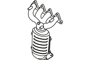 Katalysator, HYUNDAI,KIA, 28510-22670, 28520-02840