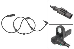 ABS-givare, Sensor, hjulvarvtal, Fram, höger eller vänster, FIAT STILO, STILO Multi Wagon, 46784471, 46816928