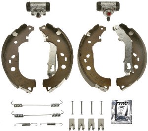 Bromsbackar, sats, Bak, FIAT DOBLO Minibus, minivan, DOBLO Skåp/stor limousine, IDEA, LANCIA MUSA
