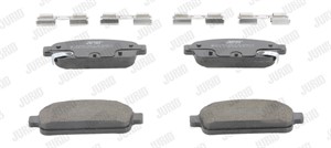 Bromsbeläggsats, Bakaxel, CHEVROLET,OPEL,VAUXHALL, 13300867, 13300868, 133192294, 13319293, 13319294, 13404405, 13411380, 13411383, 1341