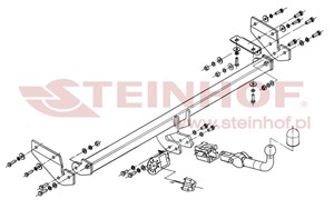 Dragkrok, Avtagbar, KIA SOUL I