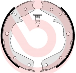 Bromsbackar, sats, Bakaxel, OPEL FRONTERA A, FRONTERA A Sport, FRONTERA B, VAUXHALL FRONTERA Mk I, FRONTERA Mk II, 1605859, 1605914, 431