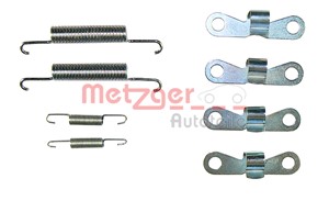 Tillbehörssats, bromsbackar, parkeringsbroms, Bakaxel, VOLVO 780, 850, 850 Kombi, C70 Cabriolet I, C70 Coupé I, S70, V70 I