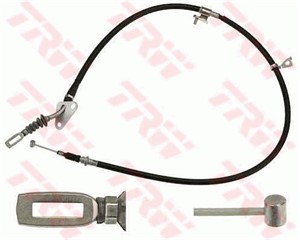 Vajer, parkeringsbroms, Bak, Höger, MAZDA 323 C IV, 323 S IV, MX-3, B467-44-410C, B467-44-410D, B467-44-410E