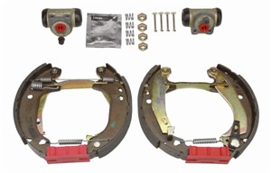 Bromsbackar, sats, Bakaxel, PEUGEOT 106 I, 106 Van Skåp/halvkombi II, 4141 5H, 4241 3K, 4241 8G