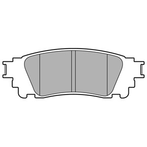 Bromsbeläggsats, Bakaxel, LEXUS NX, TOYOTA CAMRY, 04466-78010, 04466-78020