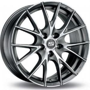 MSW 25 Matt Titanium Machined Face 6x15 4/100 ET35 B63.3