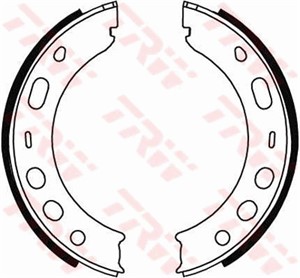 Bromsbackar, sats, Bakaxel, PORSCHE, 928 352 097 00, 928 352 097 10, 928 352 097 11, 970 352 993 02, 986 352 095 01, 986 352 995 01, 996