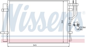 Kondensor, klimatanläggning, HYUNDAI ix20, KIA VENGA, VENGA Hatchback Van, 97606-1P000