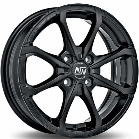 Msw X4 Matt Black 5/15 4/100 ET38 B60.1