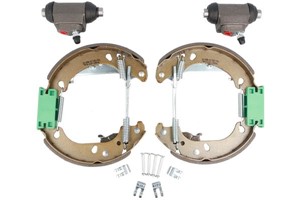 Bromsbackar, sats, Bakaxel, FORD FIESTA IV