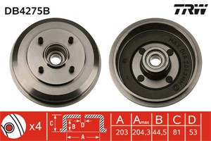 Bromstrumma, Bakaxel, FORD FOCUS I, FOCUS Sedan I, FOCUS Turnier I, 3049844, 4145506, 4154689, 98AB-1113-BE, 98AB-1113-BG