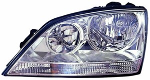 Strålkastare, Vänster, KIA SORENTO I, 921013E510