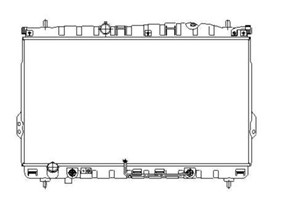 Kylare, motorkylning, HYUNDAI HIGHWAY VAN, TRAJET, TRAJET Skåp/stor limousine, 253103A200, 253103A201, 253103A202, 253103A206