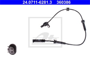 ABS-givare, Sensor, hjulvarvtal, Framaxel, BMW, 34 52 6 791 223, 34 52 6 884 422