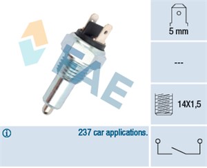 Brytare, backljus, CITROËN,PEUGEOT,RENAULT,TALBOT,VOLVO, 2257.17, 3416102, 3416102-6, 52088466, 52088870AA, 77 00 591 730, 77 00 732 506