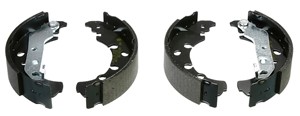 Bromsbackar, sats, Bakaxel, FORD FIESTA IV, FIESTA V, FUSION, KA, PUMA, MAZDA 2, 1 106 633, 1 123 790, 1 125 669, 1 417 551, 2S612200BB,
