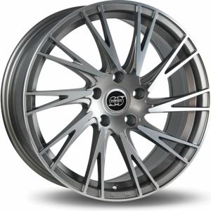 INFINY Timer Satin Gun Metal Machined Face 7.5x17 4/100 ET35 B73.1