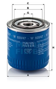 Oljefilter, JEEP CHEROKEE, CJ5 - CJ8, WRANGLER I, 05012968AA, 330 0419.5, 33004195, 4186267, J0033408, K05012968AA, K05012968AB, T073007