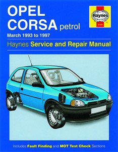 Haynes Reparationshandbok, Opel Corsa Petrol, Universal