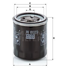 Oljefilter, DACIA,LADA,RENAULT, 15 20 096 45R, 15 20 857 58R, 152085758R