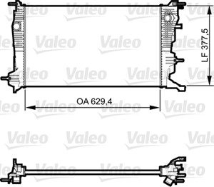 Kylare, motorkylning, RENAULT, 214100002R, 214105150R, 214105378R, 214106387R