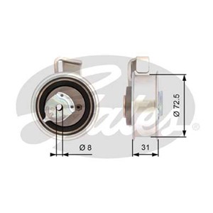 Spännrulle, kamrem, SEAT IBIZA III, VW POLO, 06B109243C