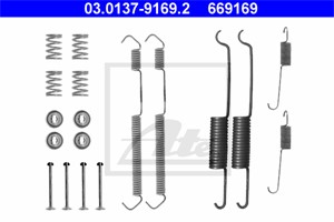 Tillbehörssats, bromsbackar, Bakaxel, CITROËN,FIAT,FORD,NISSAN,PEUGEOT, 4308 50, 44081-9C025, 44081-9C026, 44090-9C025, 94 04 308 508