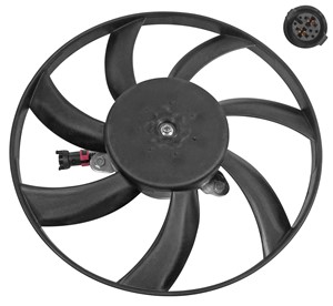 Fläkt, kylare, SEAT,VW, 6K0 121 191 C, 6K0 959 455 B