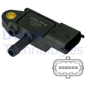 Sensor, avgastryck, FIAT,FORD,OPEL,SAAB,SUZUKI,VAUXHALL, 13800-T79J5, 55198717, 93187247, 93194121