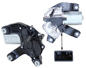 Torkarmotor, Bak, MINI MINI, MINI COUNTRYMAN, MINI Coupé, MINI PACEMAN, 61627036154, 67 63 6 932 013, 67636932013, 6932013, 7036154
