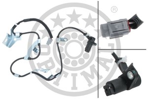 ABS-givare, Sensor, hjulvarvtal, framaxel höger, LEXUS LX, TOYOTA LAND CRUISER 100, 89542-60040