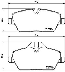 Bromsbeläggsats, Framaxel, BMW,MINI, 34106863292, 34106874809, 34106884263, 34112288854, 34112288855, 34116767143, 34116767144, 34116771