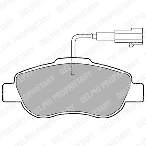 Bromsbeläggsats, FIAT 500, 500 C, PANDA, PANDA Skåp/halvkombi, FORD KA, 0006001073130, 1559697, 1736937, 1778384, 6001073130, 71770058,