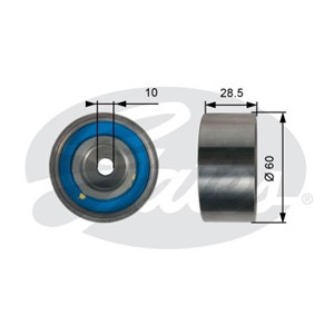 Styrrulle, kamrem, MITSUBISHI L200 / TRITON, PAJERO SPORT III, 1145A078, MN176844
