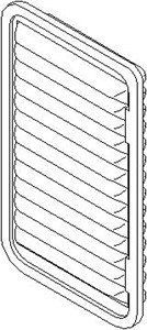 Luftfilter, OPEL AGILA, VAUXHALL AGILA Mk II, 47 10 951, 93195891