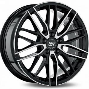 MSW 72 Black Machined Face 8x18 5/114.3 ET34 B73
