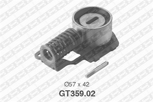 Spännrulle, kamrem, CITROËN,FIAT,LANCIA,PEUGEOT, 0818-19, 9400818199