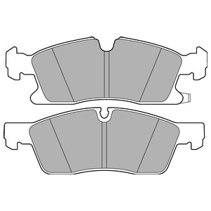 Bromsbeläggsats, JEEP GRAND CHEROKEE IV, MERCEDES-BENZ GLE [W166], 68052370AA, 68052370AC