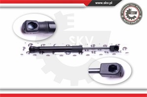 Gasfjäder, bagageutrymme, Bak, JEEP COMMANDER, NISSAN PRIMERA, 55396526AB, 84430AV600