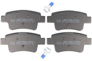Bromsbeläggsats, Bakaxel, ABARTH PUNTO, PUNTO EVO, FIAT PUNTO, PUNTO EVO, PUNTO EVO Skåp/halvkombi, PUNTO Skåp/halvkombi, 77365464, 7736