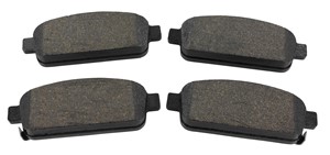 Bromsbeläggsats, Bakaxel, CHEVROLET,OPEL,VAUXHALL, 00542 039, 00542 040, 013300867, 013319294, 013411383, 013417473, 013473427, 01347342