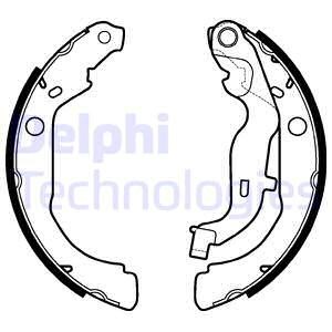 Bromsbackar, sats, Bakaxel, DACIA DUSTER, DUSTER Skåp/SUV, RENAULT DUSTER, 4406 074 93R, 440605238R, 440607493R